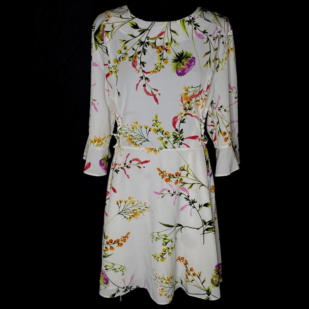 White floral dress